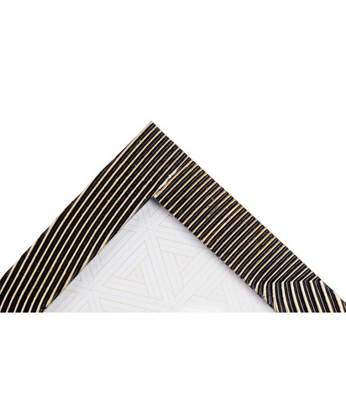 Portafotos Resina Negro/Dorado 770526/7/8