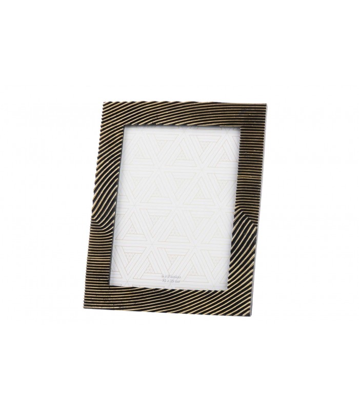 Portafotos Resina Negro/Dorado 770526/7/8