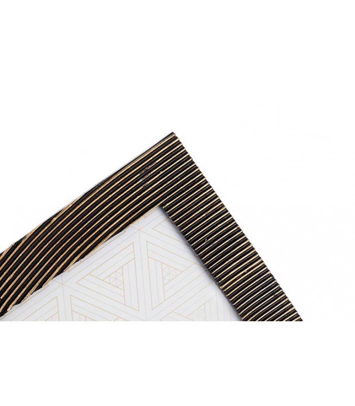 Portafotos Resina Negro/Dorado 770526/7/8