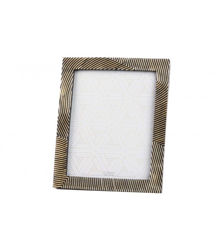 Portafotos Resina Negro/Dorado 770526/7/8