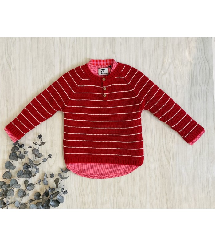 CAMISA+JERSEY PINK  RED LA MARTINICA  10118/9