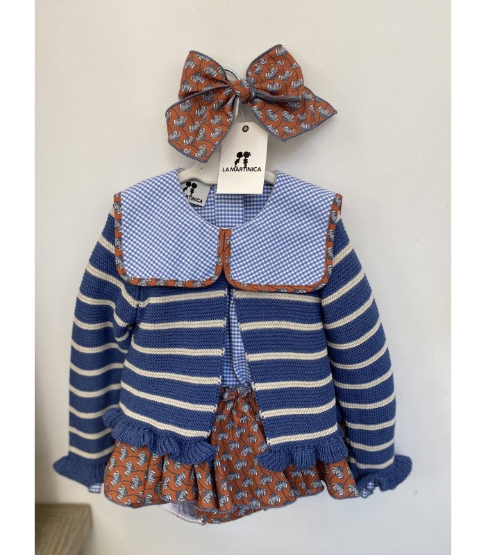 BLUSA+BRAGUITA+CHAQUETA TERRACOTA LA MARTINICA 9741/50