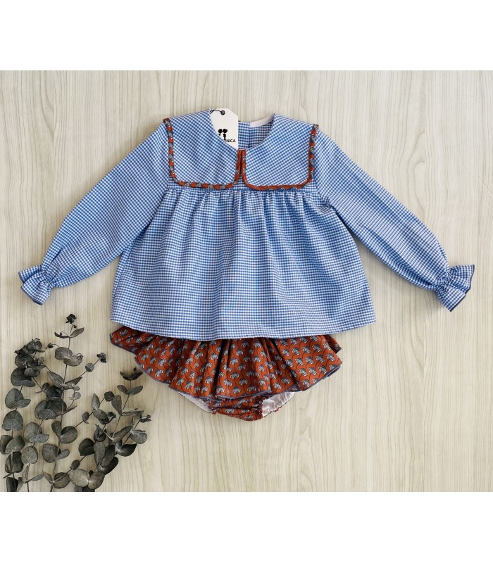 BLUSA+BRAGUITA+CHAQUETA TERRACOTA LA MARTINICA 9741/50