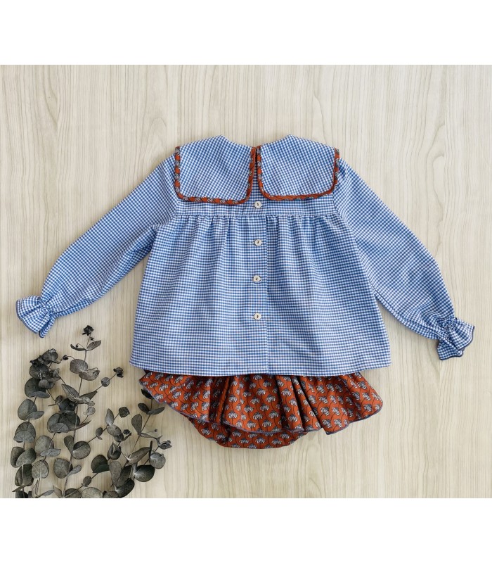 BLUSA+BRAGUITA+CHAQUETA TERRACOTA LA MARTINICA 9741/50