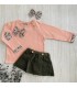 SUDADERA+FALDA PANTALON LIBERTY MON PETIT BONBON IM202/3