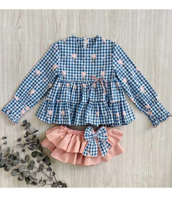 CAMISA+BRAGUITA GLOBOS MON PETIT BONBON IM152/227