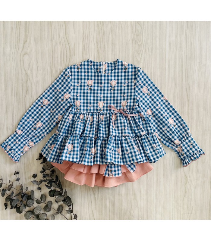 CAMISA+BRAGUITA GLOBOS MON PETIT BONBON IM152/227