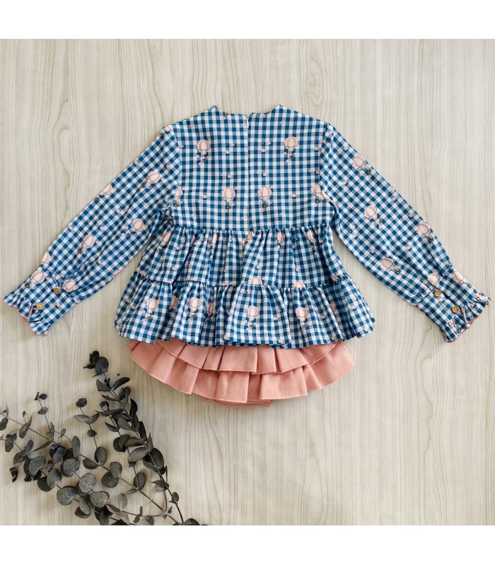 CAMISA+BRAGUITA GLOBOS MON PETIT BONBON IM152/227
