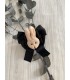 PINZA/BROCHE LAZO NEGRO CONEJO MON PETIT BONBON IM103