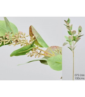 EUCALIPTO VERDE/BURGUNDY 100CM 072-266