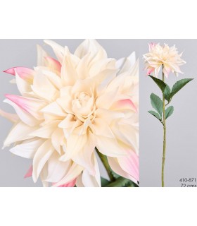 Dahlia blanco/rosa 72Cm 410-871