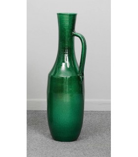 Jarrón Asa Verde Vidriado 70Cm 639-191