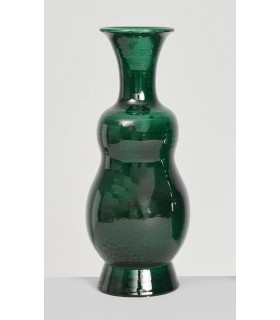 Jarrón forma Verde Vidriado 40Cm 639-192