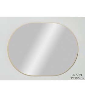 Espejo Metal Ulvik oro 90*120Cm 697-021