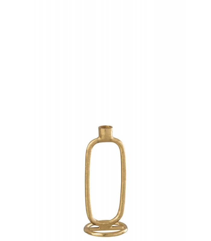 Portavelas Aluminio 10*10*24Cm 36257