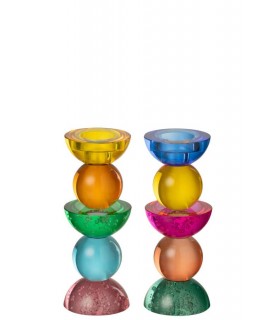 Candelabro Vidrio 8*21.5 Cm 58113