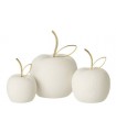 Set/3 Manzanas Porcelana 59841
