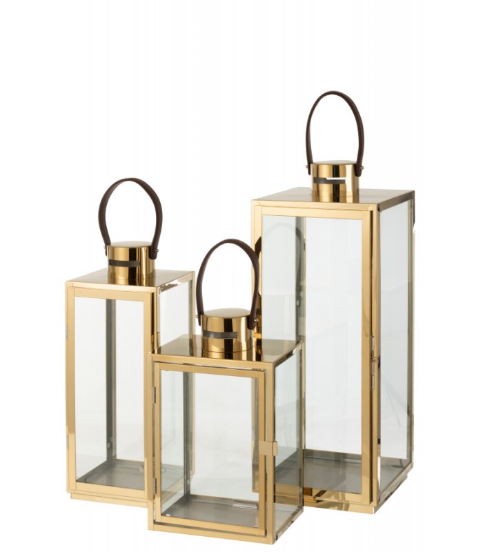 Farol Metal/Dorado 22.5*21*65 Cm 5181