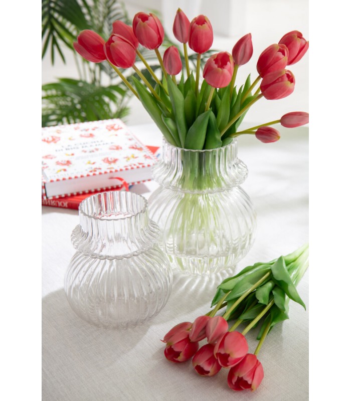 Jarrón Kano Vidrio 15*15*17 Cm 53617