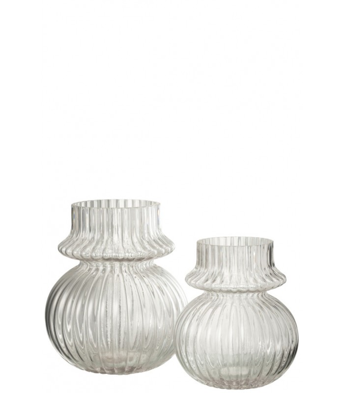 Jarrón Kano Vidrio 18*18*20.5 Cm 53618