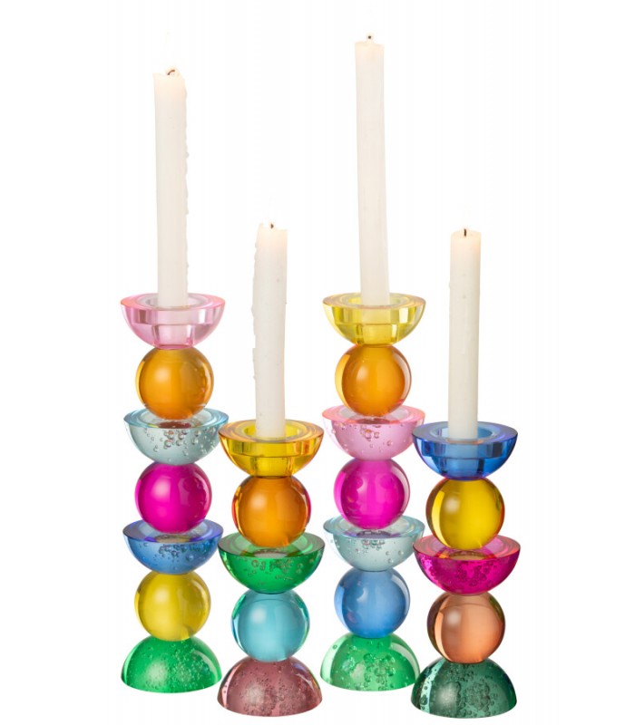 Candelabro Vidrio 8*30 Cm 58114