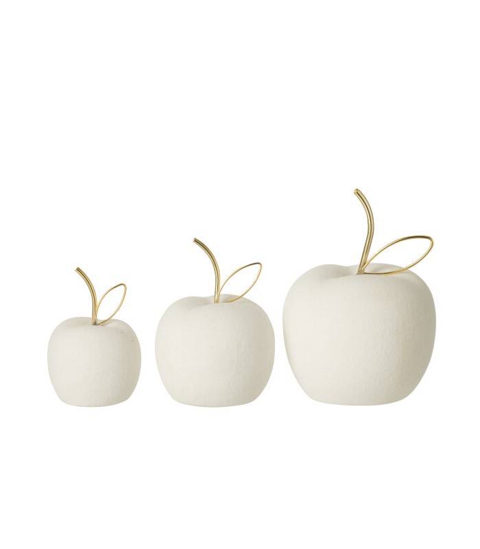 Set/3 Manzanas Porcelana 59841