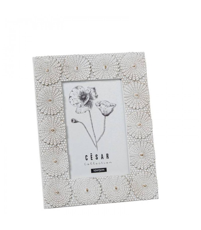 Portafotos Resina Blanco 39550/1