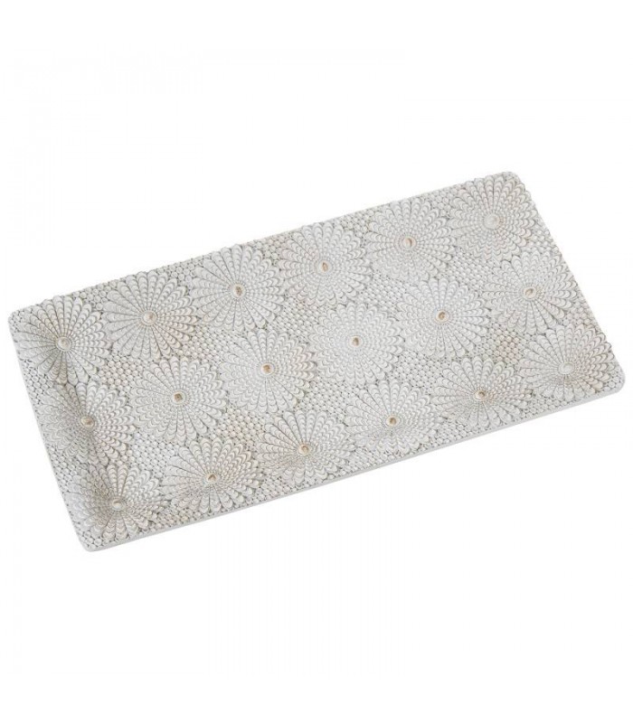 Bandeja Resina Blanca 29x15x1,5cm 39553