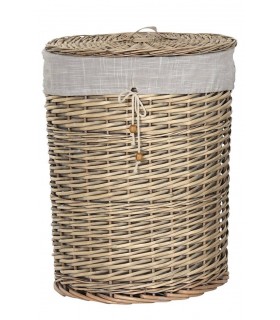 Cesto Mimbre/Algodon 45*45*55Cm DC-214670