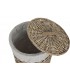 Cesto Mimbre/Algodon 38*38*46Cm DC-214670