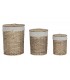 Cesto Mimbre/Algodon 29*29*37Cm DC-214670