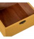 Caja Madera Deco.Mimbre Marrón 24*24*14Cm 53230