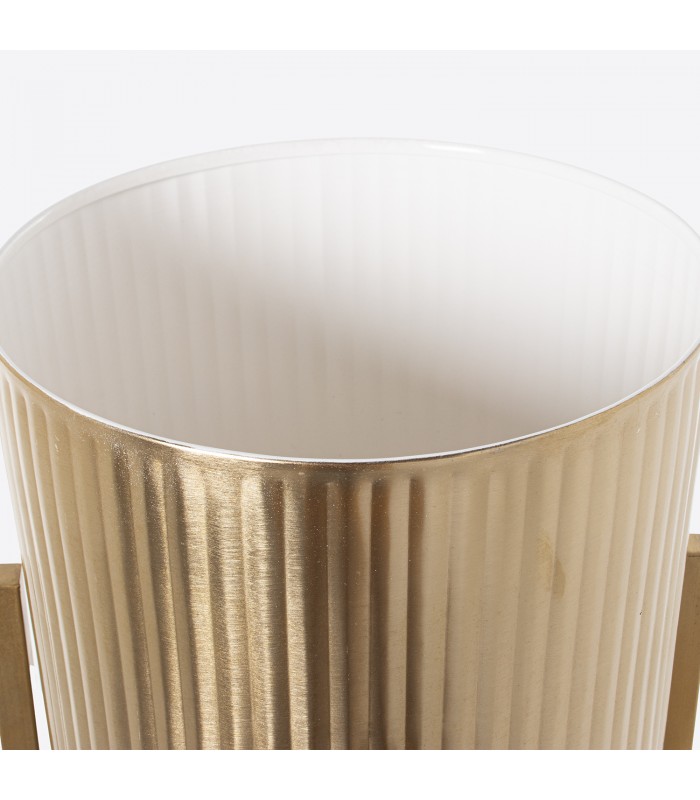 Macetero Metal Dorado 28x28x91Cm 60971