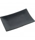 Centro Rectangular Ceramica Negra 26x16x3,5cm 61738