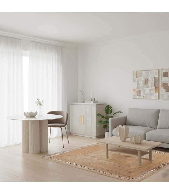 Jarron Ceramica Beige Arena 27x40 Cm 63331