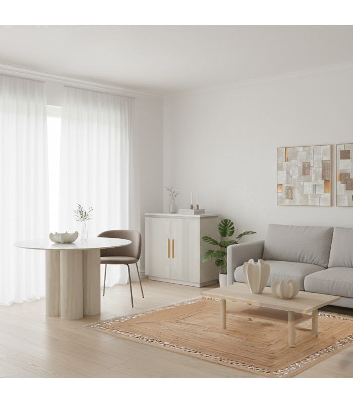 Jarron Ceramica Beige Arena 27x40 Cm 63331