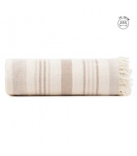 Cubre Rayas Beig-Marrón Algodon 250*260 Cm 614648