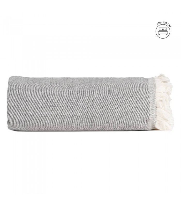 Cubre Antracita Algodon 250*260 Cm 614672