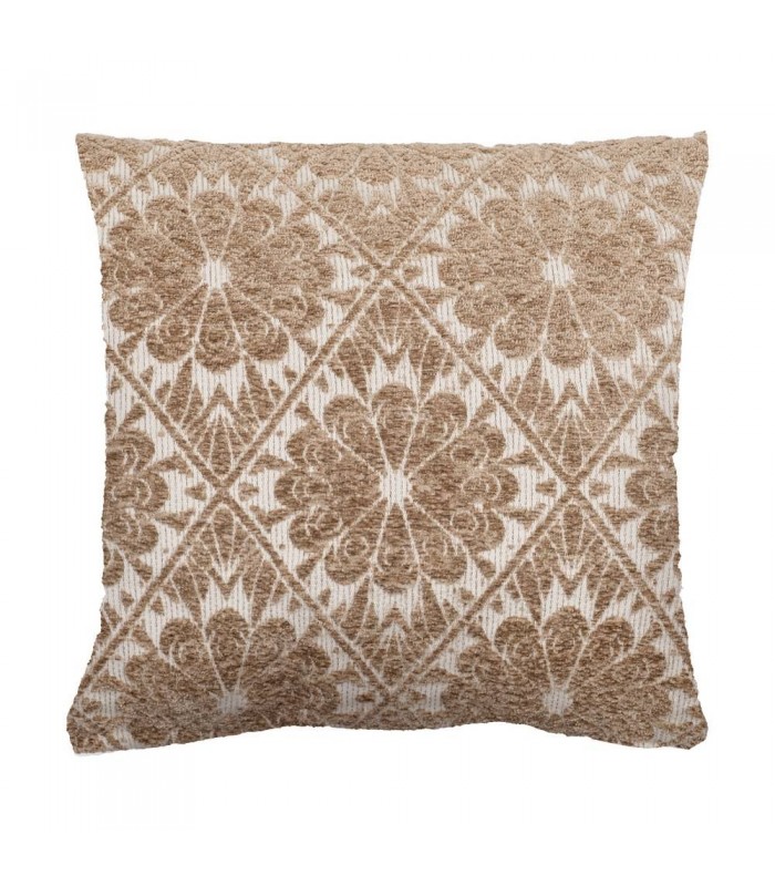 Cojín Blanco-Cámel Algodón 615084/5