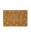 Felpudo Hola Fibra de Coco 60*40 Cm 800476