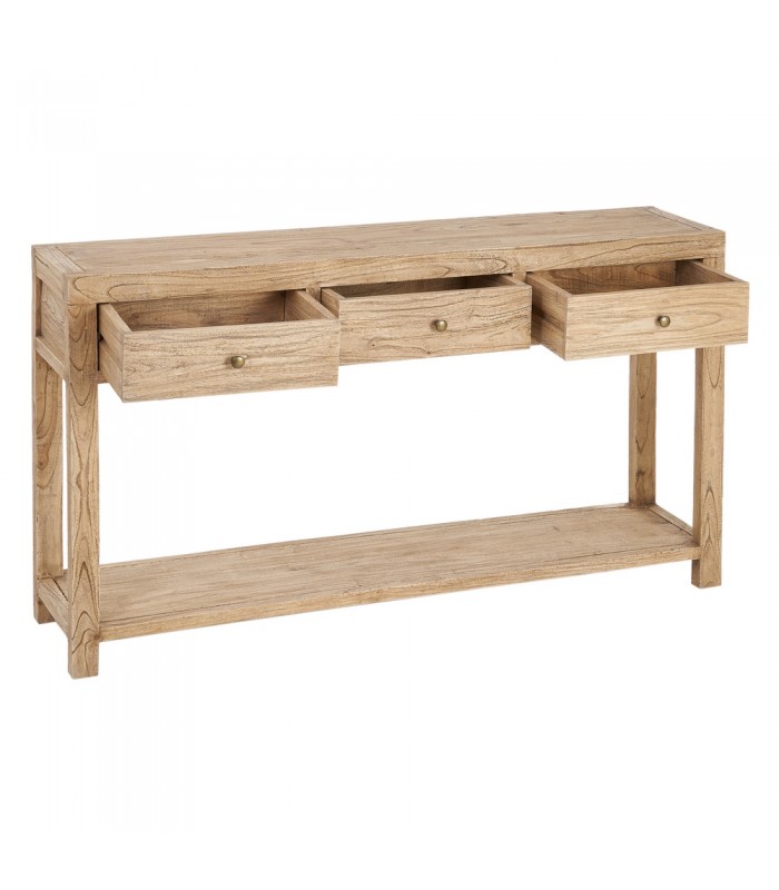 CONSOLA MADERA 150*35*85CM 603818
