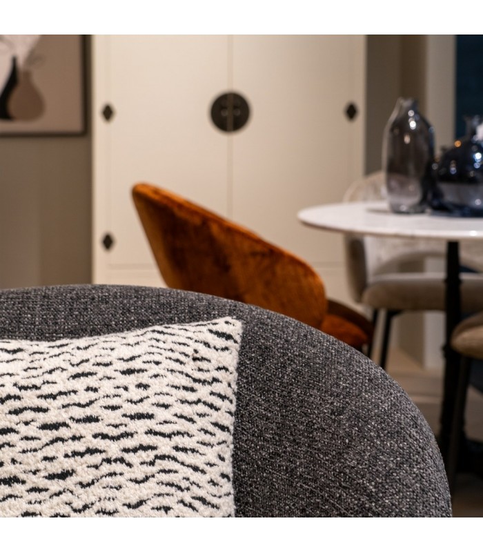 Cojin Blanco-Negro Algodon 40*60 Cm 615067