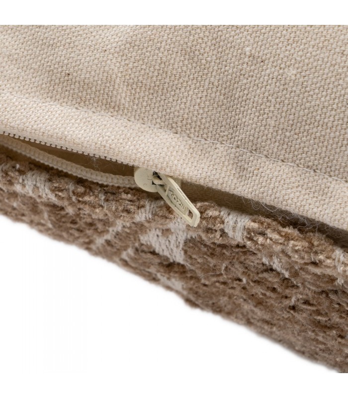 Cojín Blanco-Cámel Algodón 615084/5