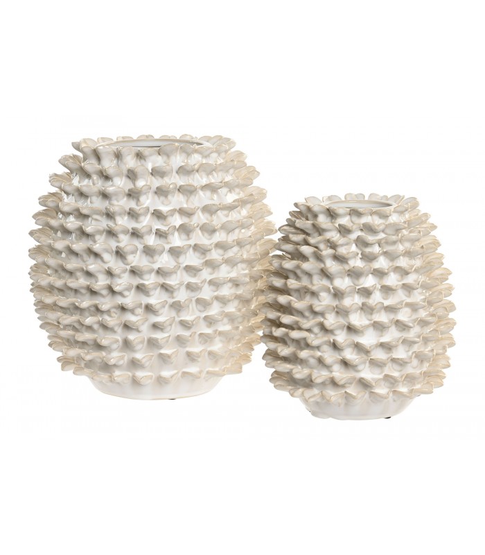 Jarrón Cerámica Pinchos Artesanal 25*25*25Cm JR-222684