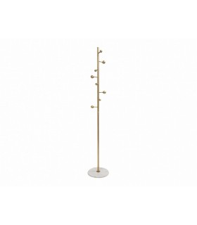 PERCHERO ORO BASE MARMOL 170CM 18-212