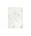 OLEO HOJAS A RELIVE PAPEL BLANCAS C/MARCO 82X122 CMS.80-225