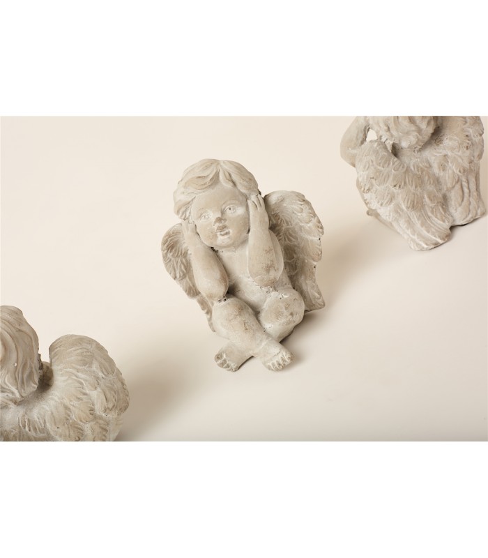 SET/3 ANGELITOS CEMENTO 14CM 28-234