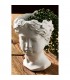 MACETERO BUSTO MUJER CEMENTO 22CM 28-397