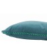 COJIN TERCIOPELO RIBETE AZUL 45X45 CMS 96-2467