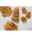 RAMA 3 PIÑAS DORADAS 30CM 072-228